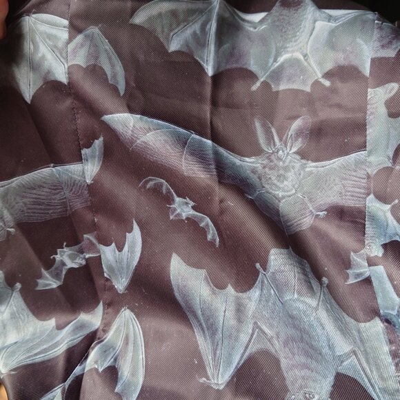 BlackMilk Pinstripe Gone Batty Fitted Blazer - Picture 4 of 9